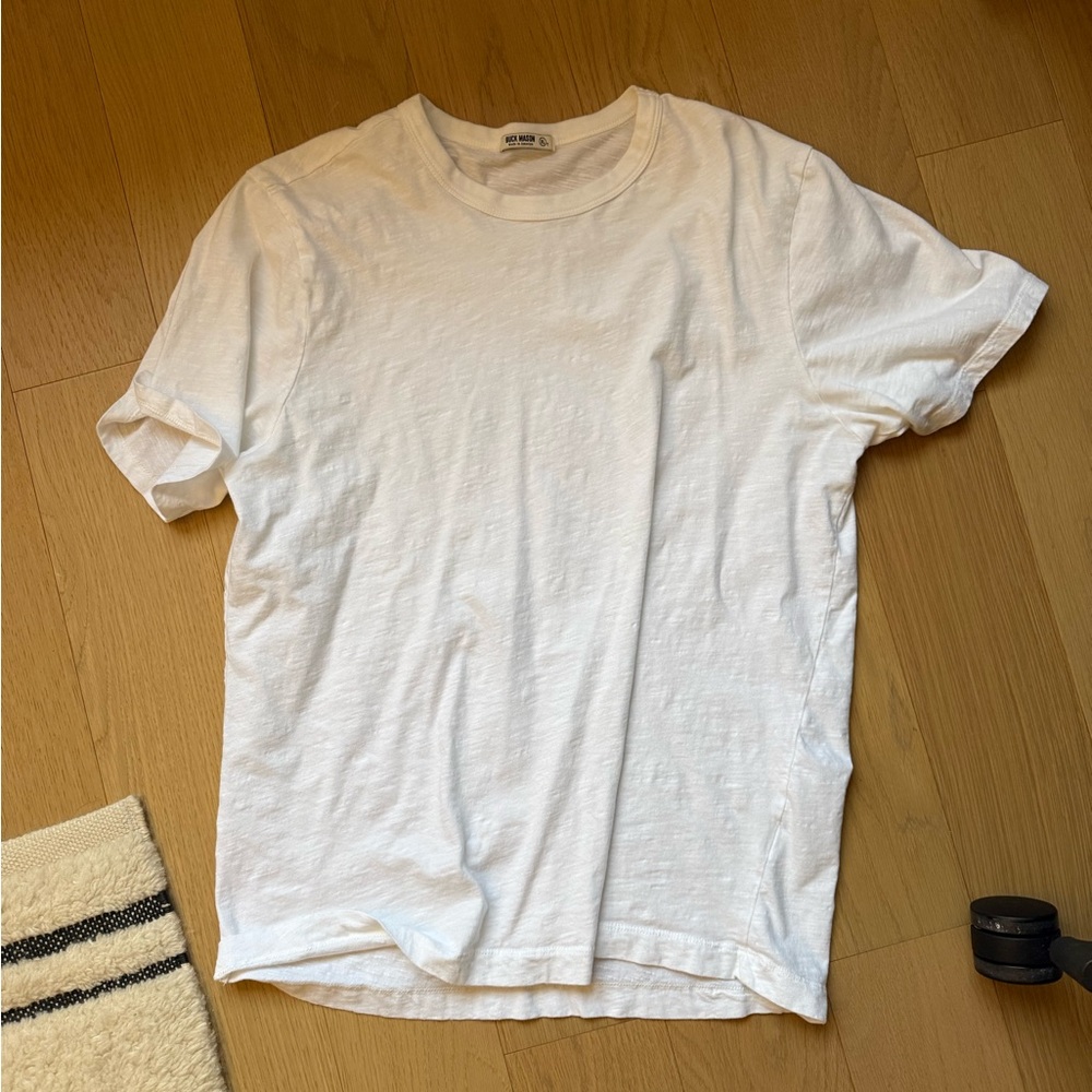 Buck Mason White Short Sleeve Tee